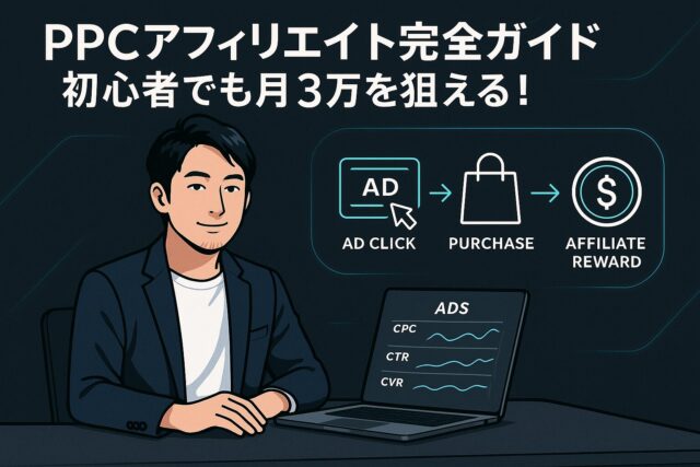 PPCアフィリエイトとは？広告初心者でも月3万狙える“安全な始め方”完全ガイド